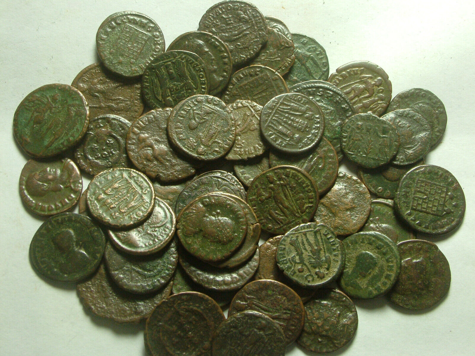 Genuine Ancient Roman Coin Lot - Constantine/Valens/Constantius/Licinius/Constans