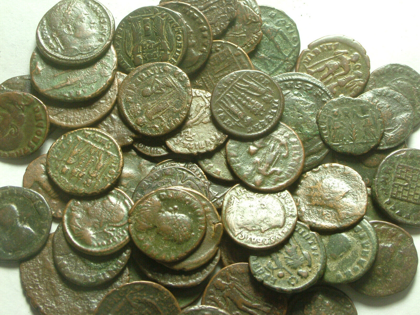 Genuine Ancient Roman Coin Lot - Constantine/Valens/Constantius/Licinius/Constans