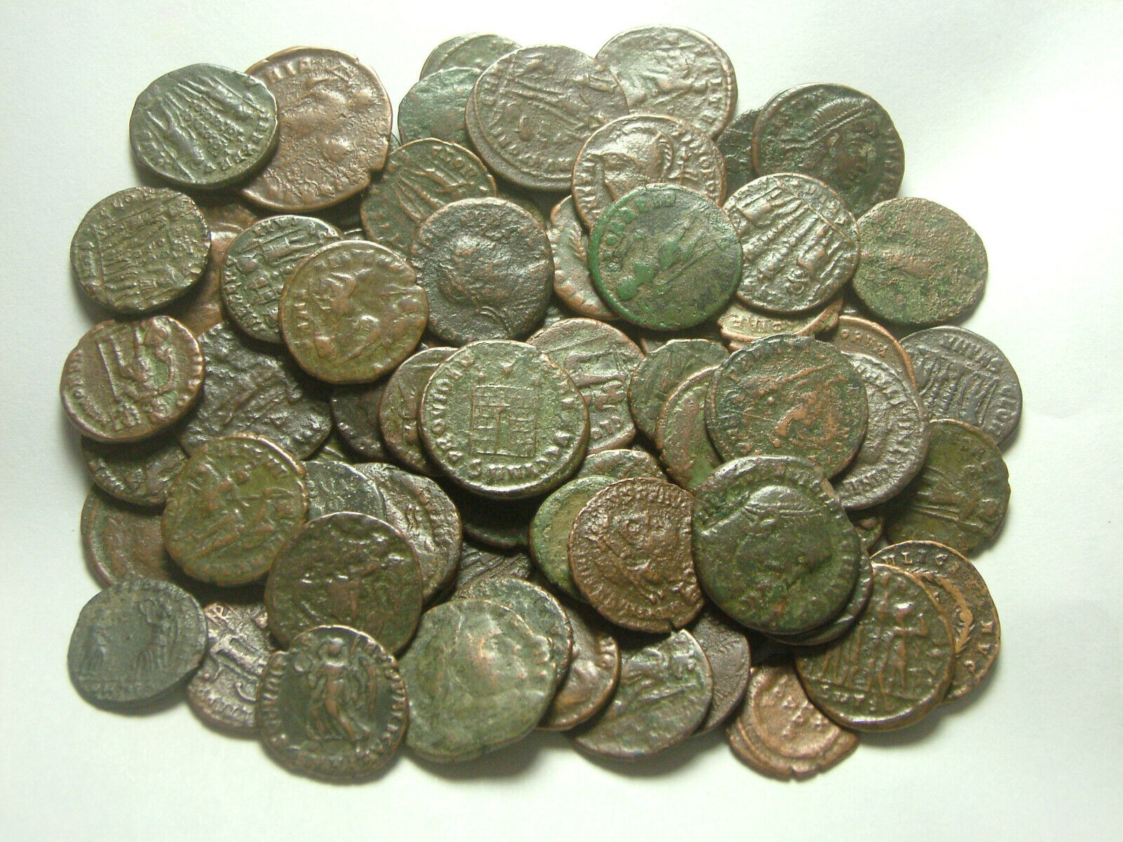 Genuine Ancient Roman Coin Lot - Constantine/Valens/Constantius/Licinius/Constans