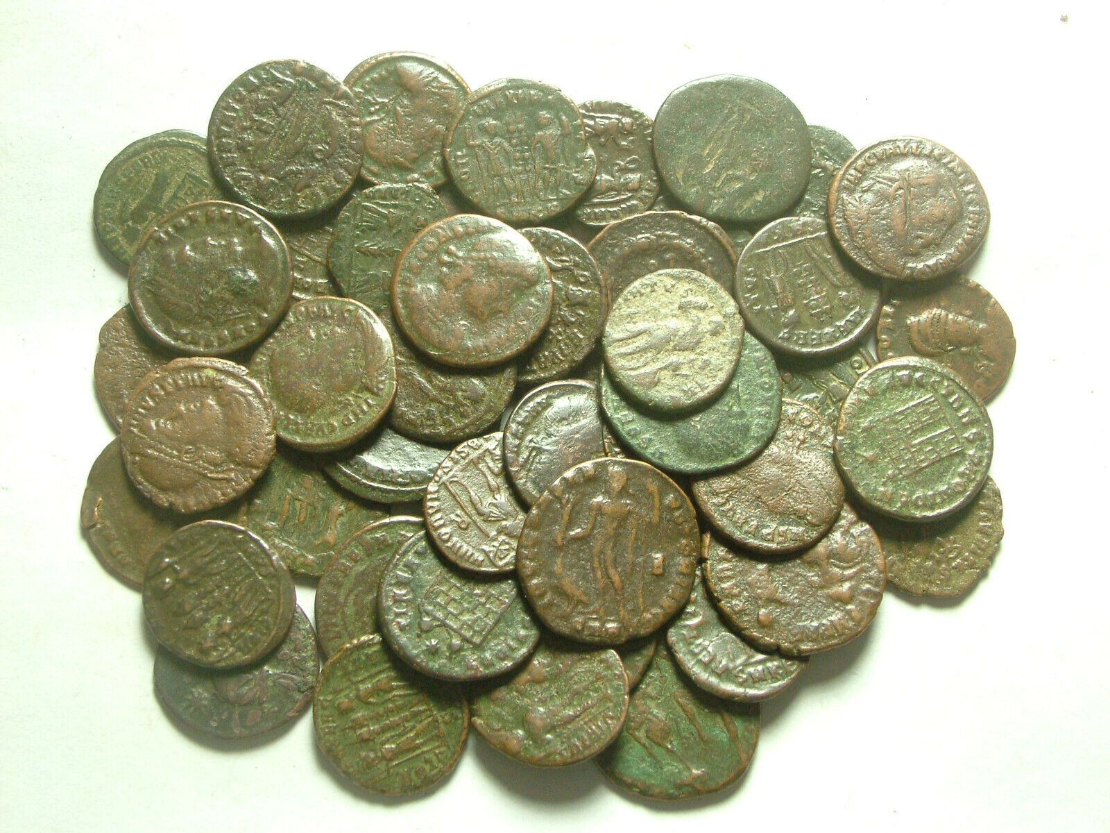 Genuine Ancient Roman Coin Lot - Constantine/Valens/Constantius/Licinius/Constans