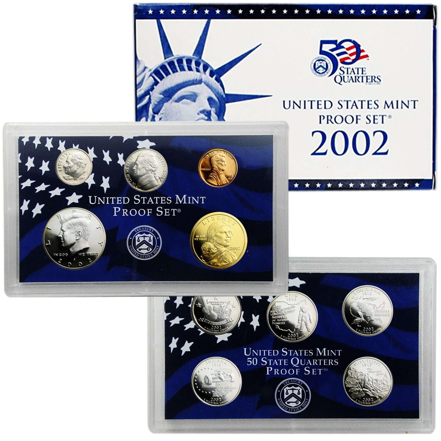 2002 Proof Set - 10 Coins