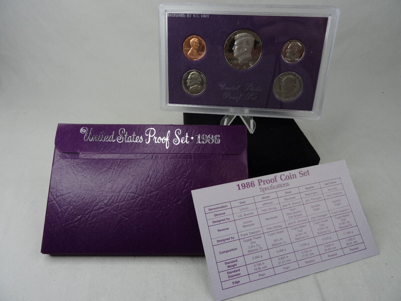 Lot of 10 US Mint Proof Sets 1980-1989