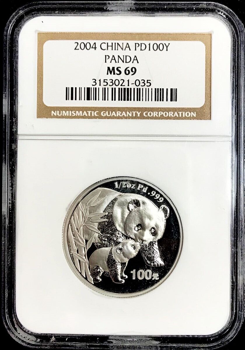 2004 China Panda 1/2 oz Coin NGC MS69