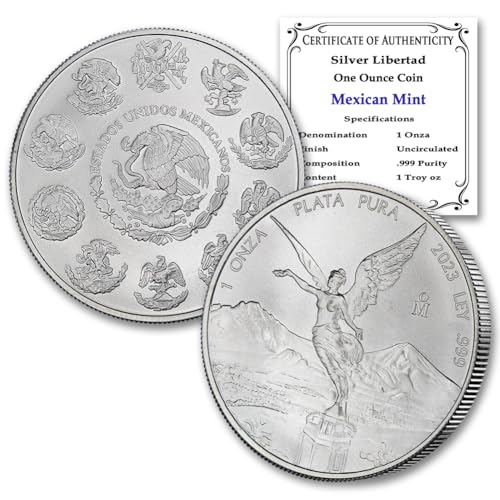 2023 1 oz Mexican Silver Libertad BU Coin