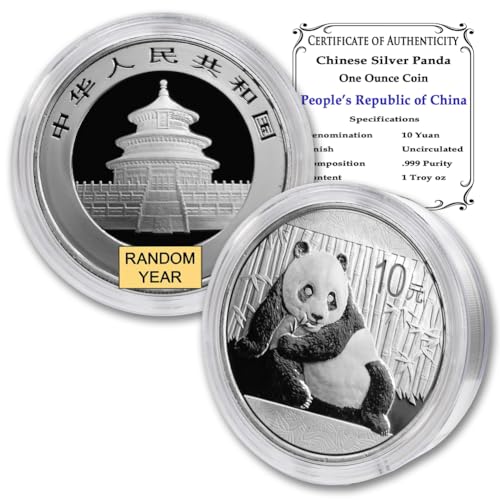 1 oz Silver Chinese Panda Coin (Random Year) BU