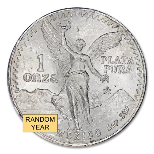 Lot of (5) 1 oz Mexican Silver Libertad Coins