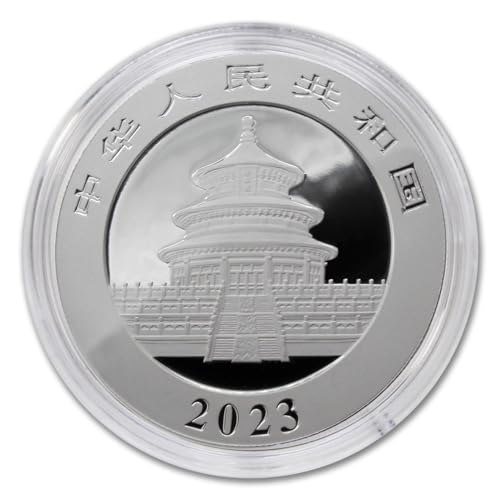 2023 Silver Chinese Panda Coin BU with COA ¥10 Yuan