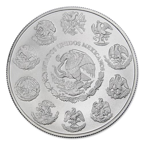 Lot of (5) 1 oz Mexican Silver Libertad Coins