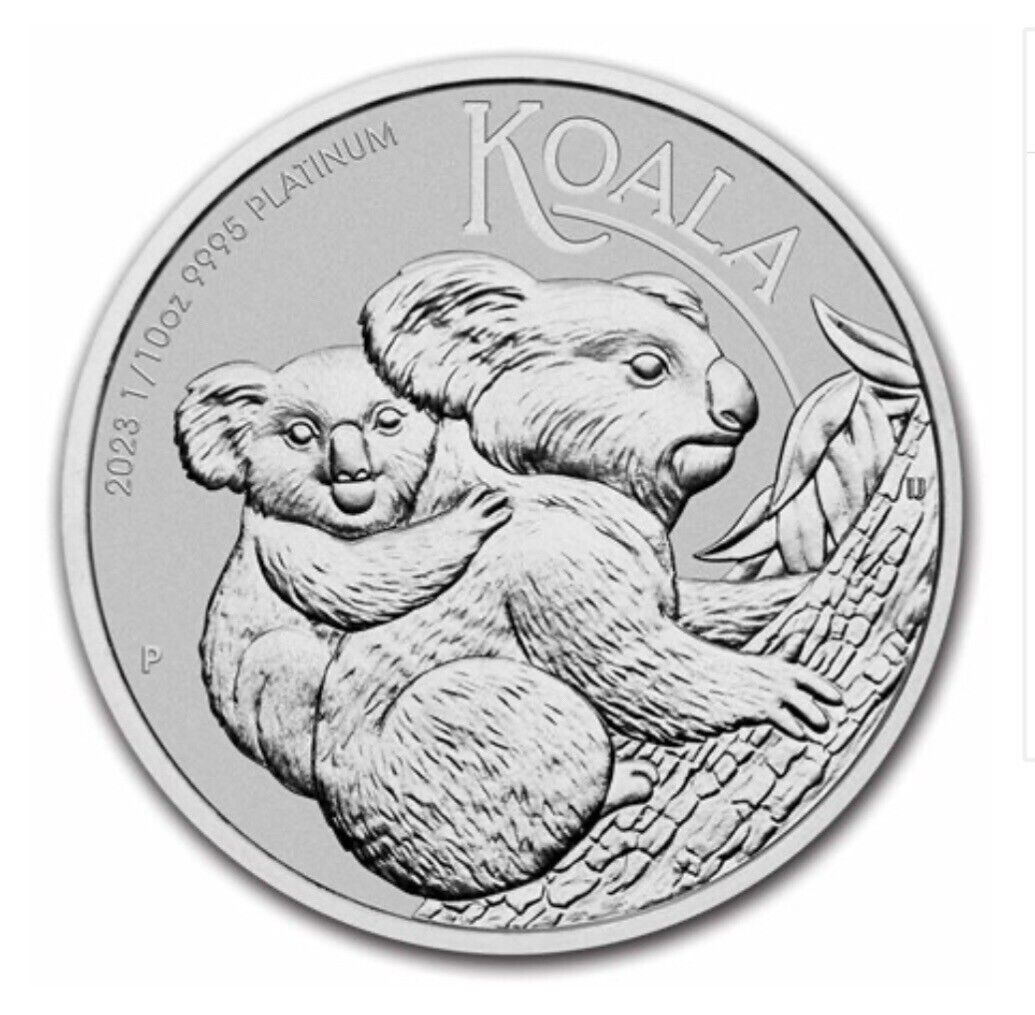 2023 Australia Platinum Koala 1/10 oz $15 - BU
