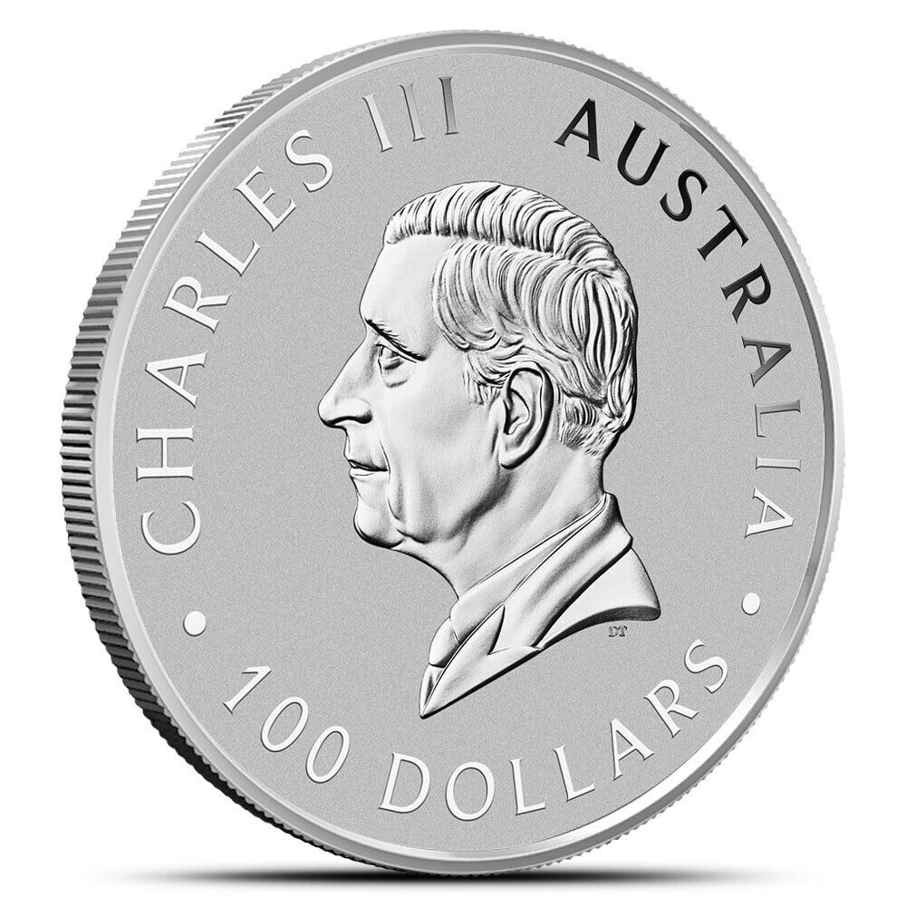 2024 1 oz Australian Platinum Kangaroo Coin BU