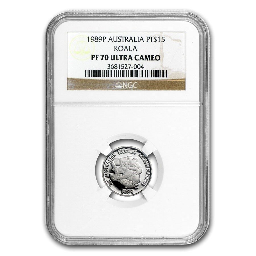 1989 Platinum Koala Coin NGC PF-70 - $488.88