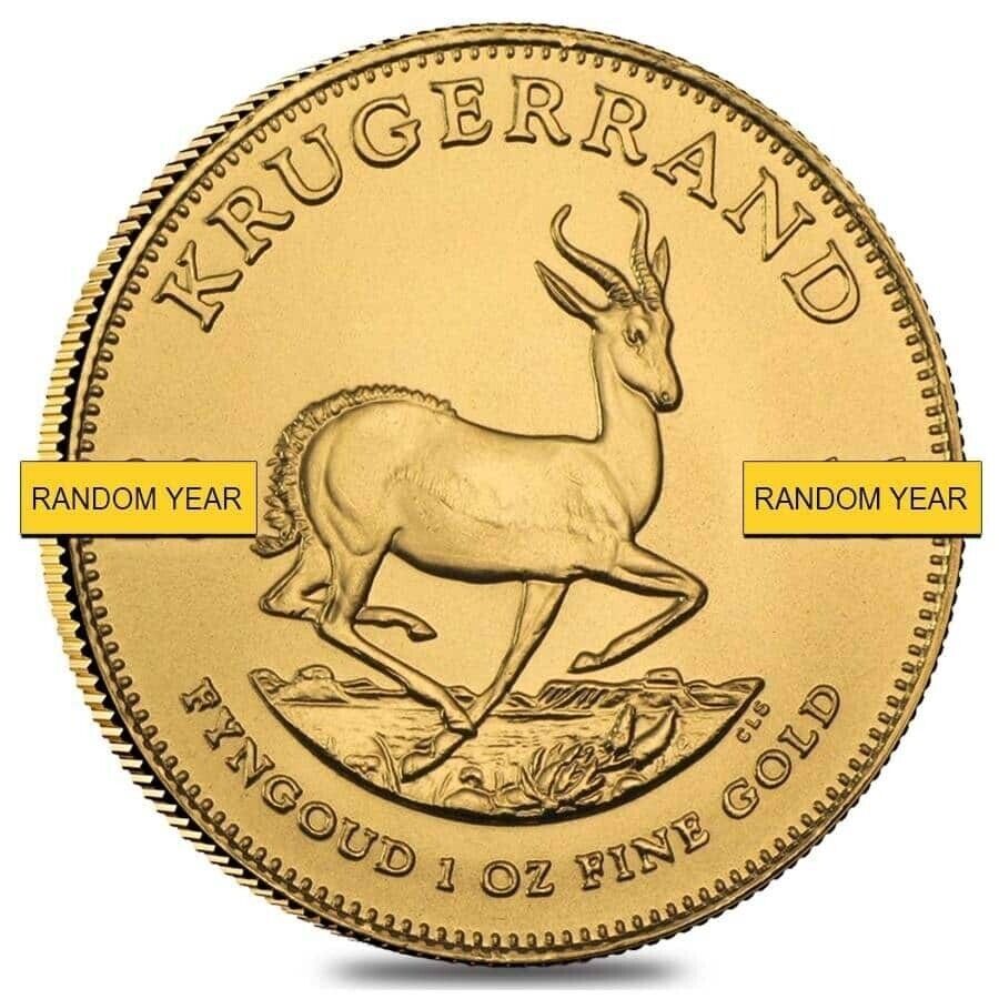 South African Krugerrand Gold 1 oz Coin BU