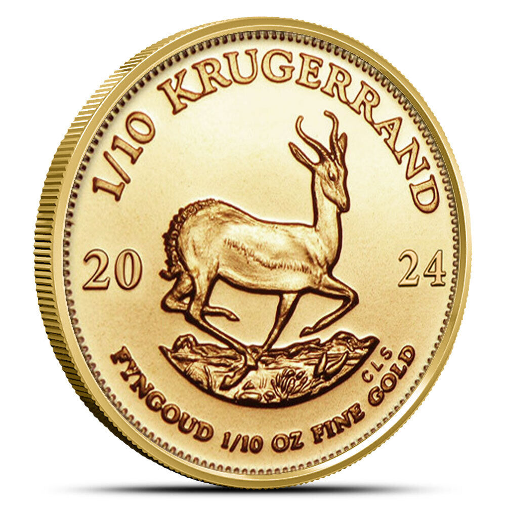 2024 1/10 oz Gold Krugerrand Coin from South Africa