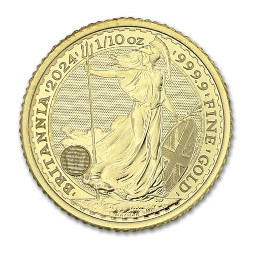 2024 1/10 oz British Gold Britannia Coin BU