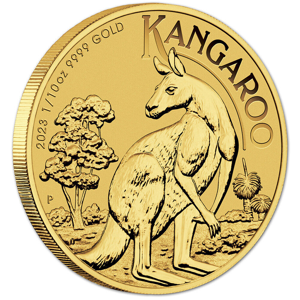 2023 P Australia Gold Kangaroo - 1/10 oz