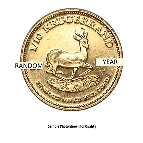 ZA 1/10 oz Gold Krugerrand Coin, Authenticated Brilliant Uncirculated