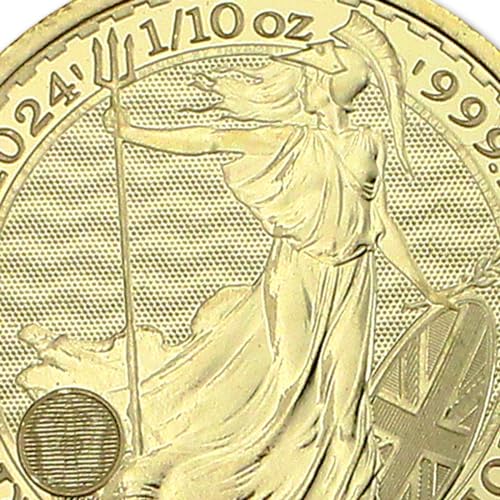 2024 1/10 oz British Gold Britannia Coin BU