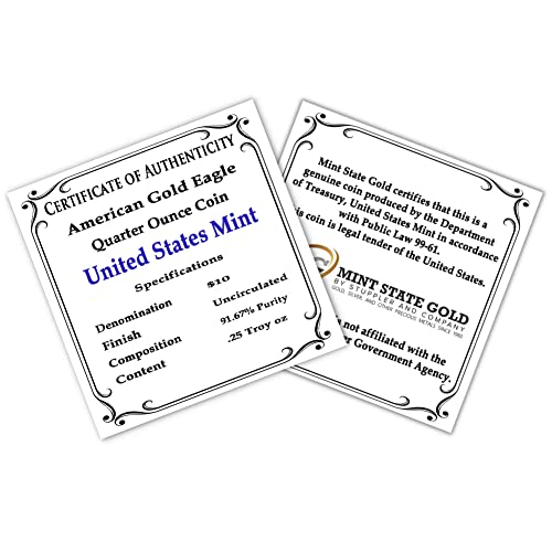 2023 1/4 oz American Eagle Gold Coin - BU