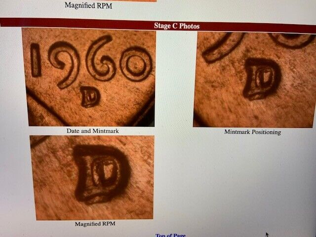 1960-D D/D Southeast Lincoln Cent BU Red RPM