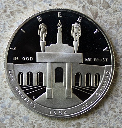 1984 S Olympic Commemorative Silver Dollar Gem Proof