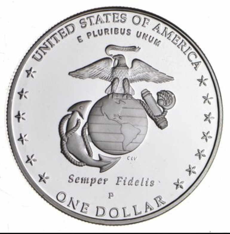 2005 Marine Corps Commemorative Silver Dollar