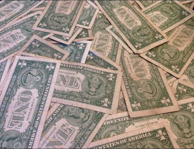 1923-1957 $1 Silver Certificate Blue US Currency Note