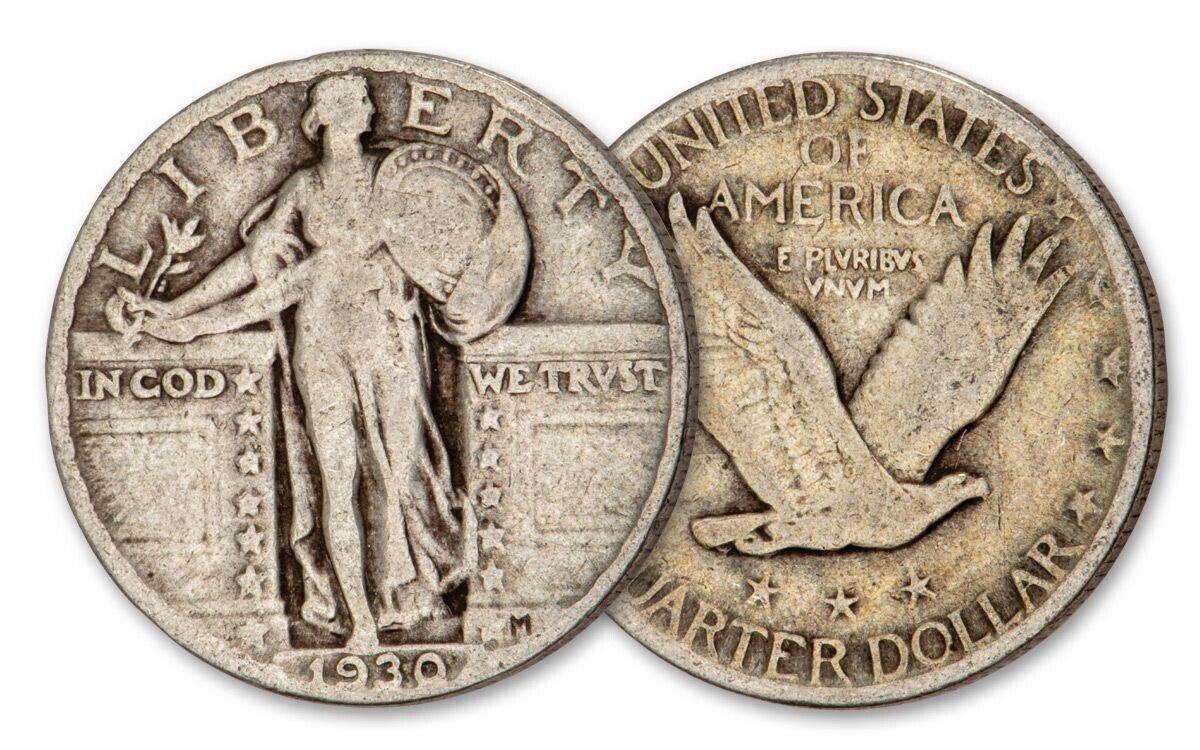 Standing Liberty Quarter Silver Coin - American Antique Fine