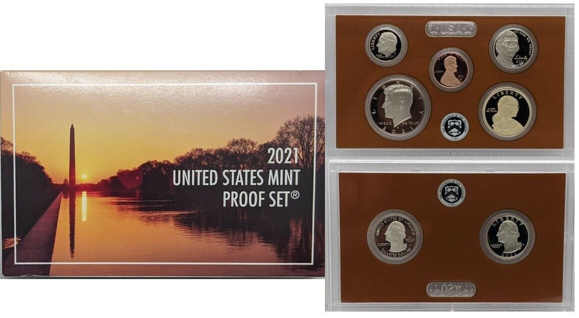 2021 S US Mint Proof 7 Coin Set