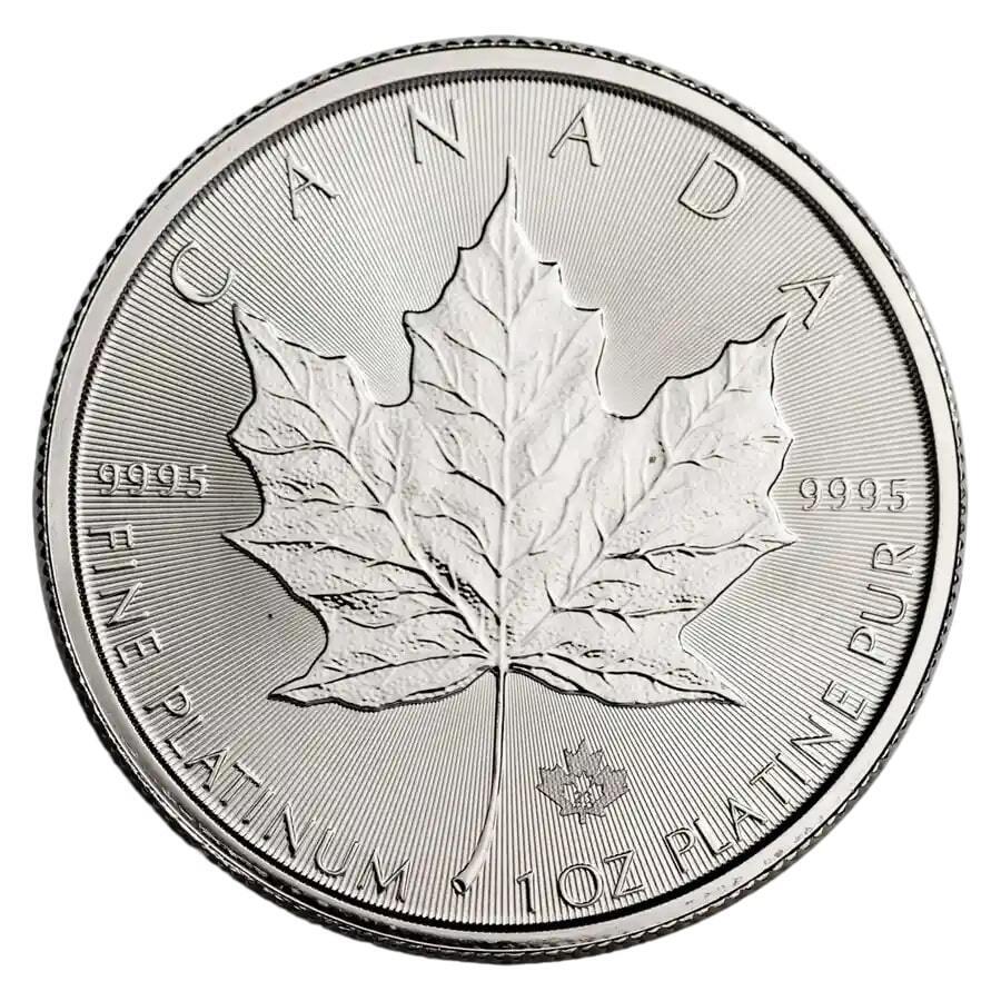 2023 Canadian Platinum Maple Leaf Coin - 1 oz