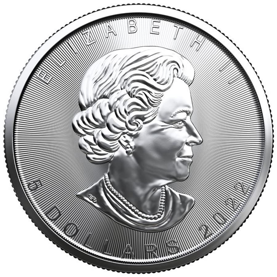 2022 Canadian 1 oz Silver Maple Leaf Coin $5