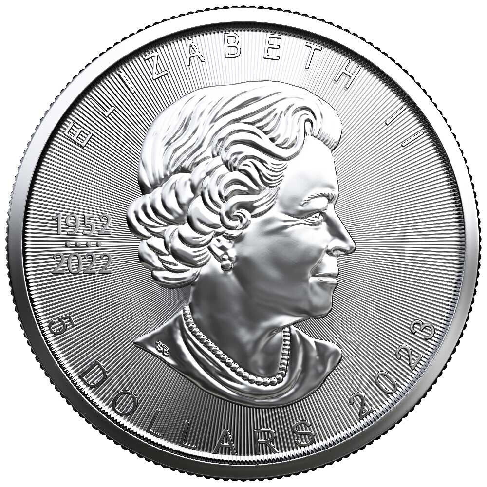2023 Silver Canadian Maple Leaf 1 oz BU