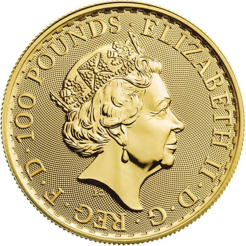 2022 1 oz British Gold Britannia Coin BU