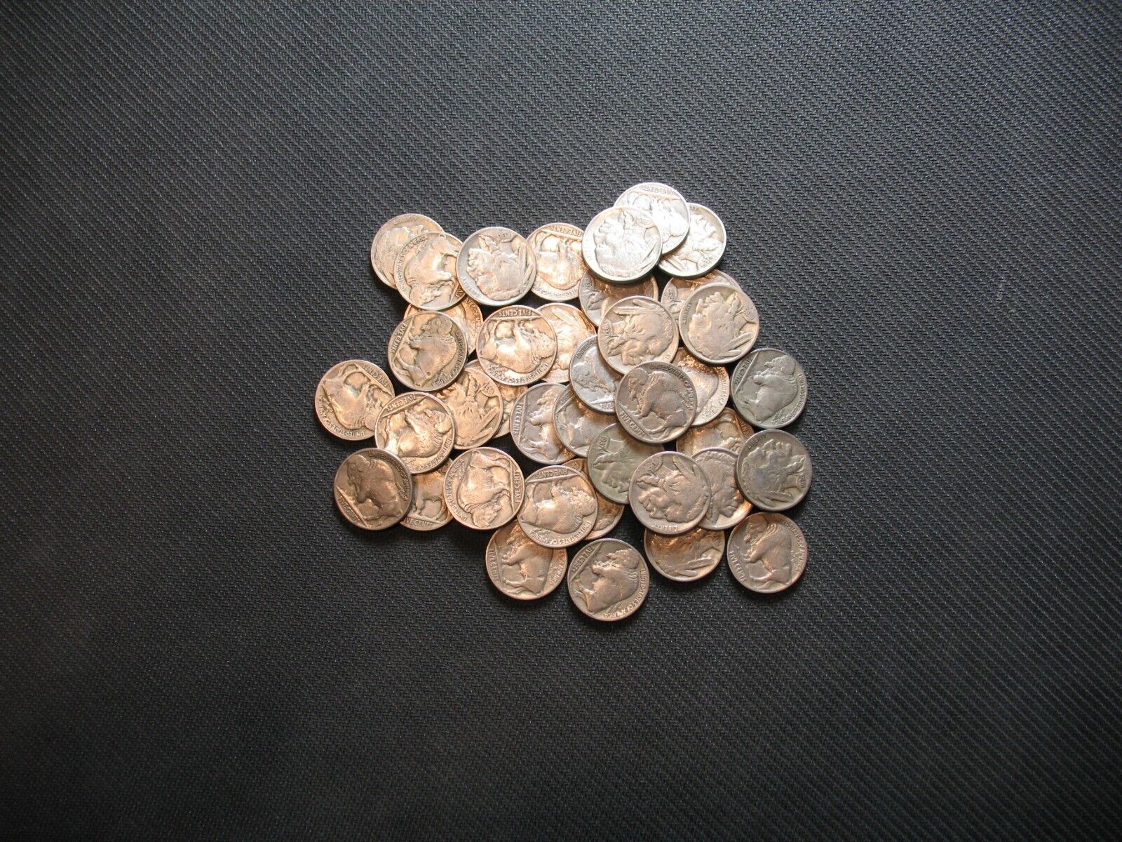 Lot of (40) Buffalo Nickel Coins 1913-1938