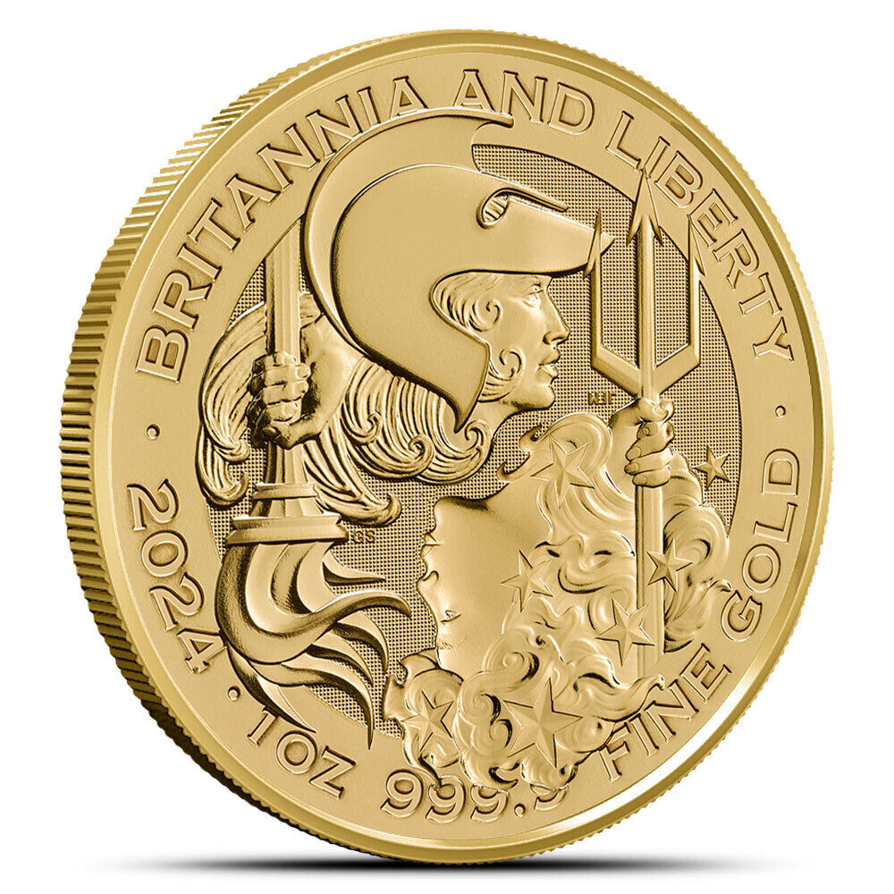 2024 1 oz British Gold Britannia Liberty Coin