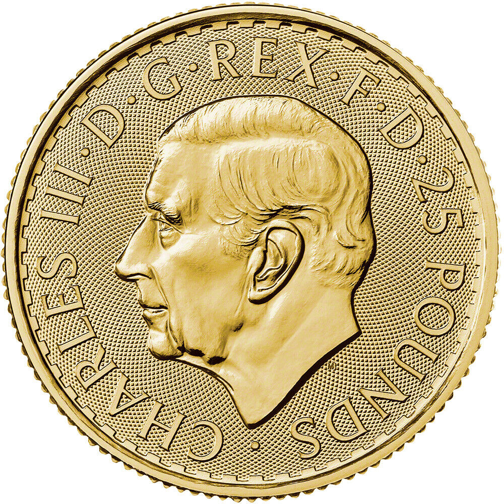 2023 Great Britain Gold Britannia King Charles 1/4 oz