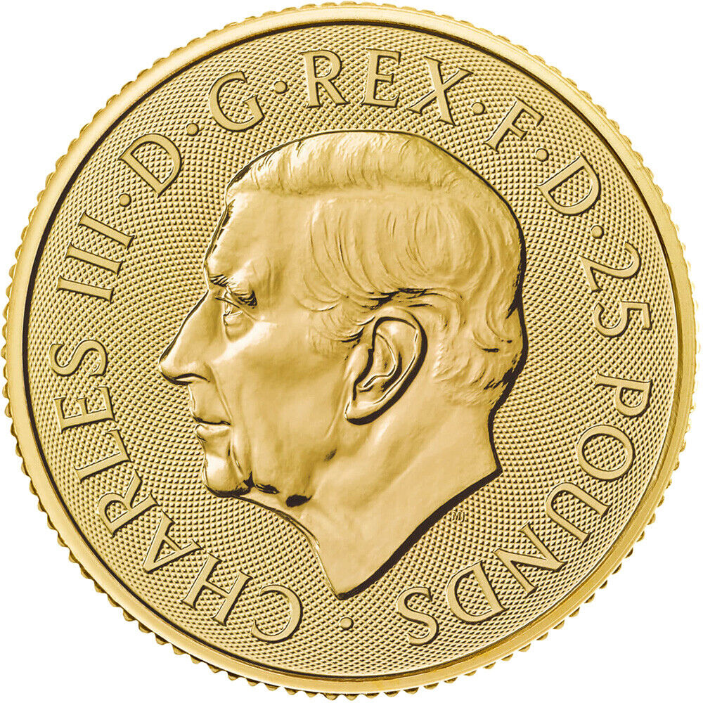 2024 Gold Britannia £25 1/4 oz - BU
