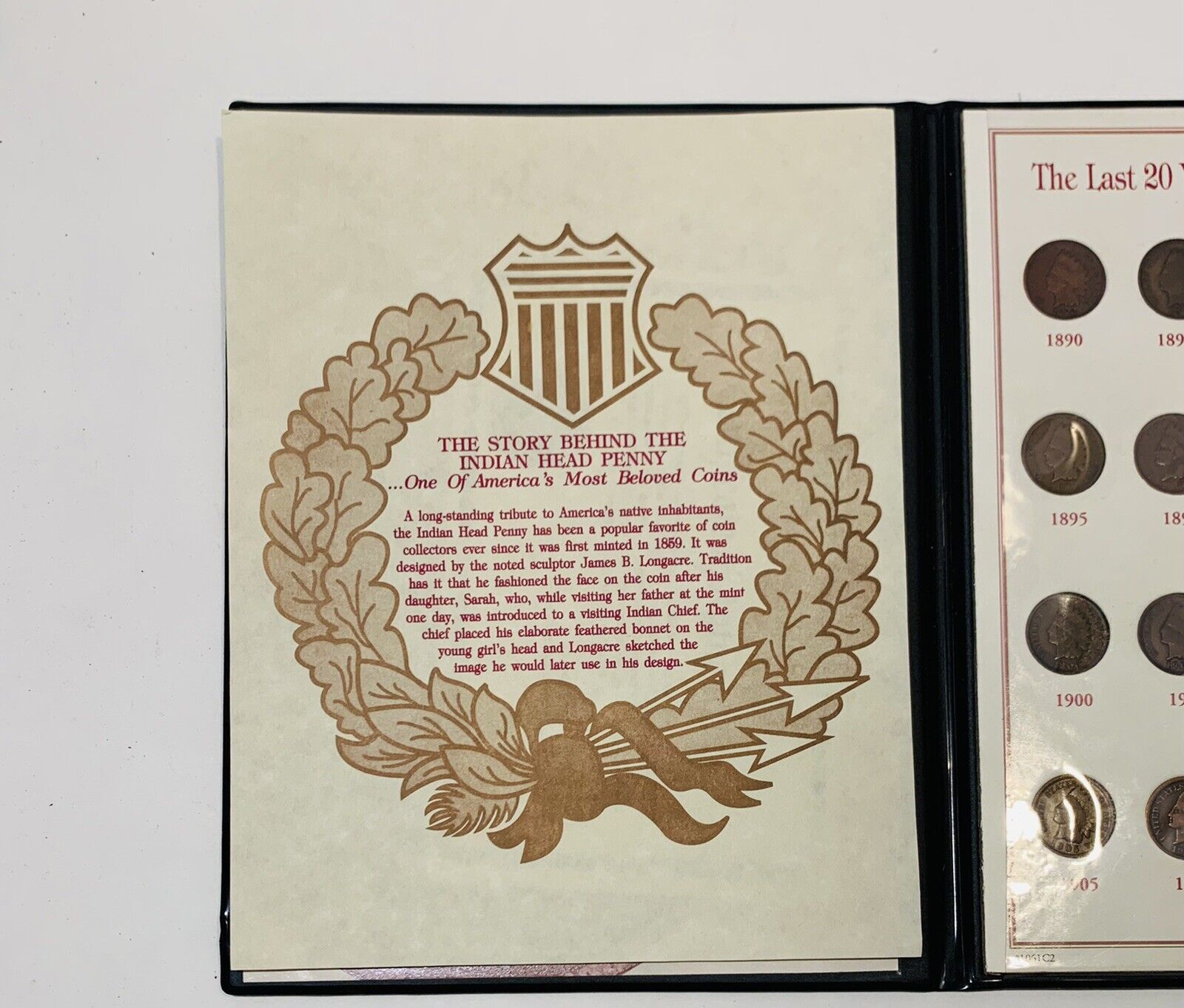 Indian Head Cents Pennies Set 1890-1909 - 20 Coins