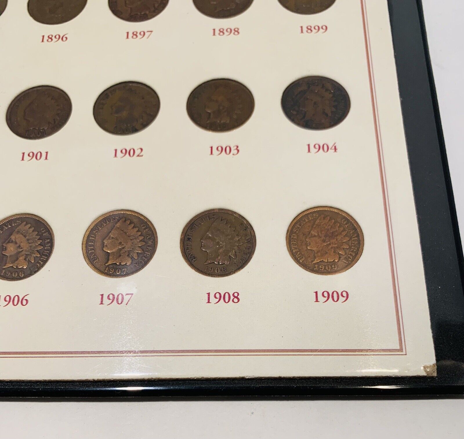 Indian Head Cents Pennies Set 1890-1909 - 20 Coins