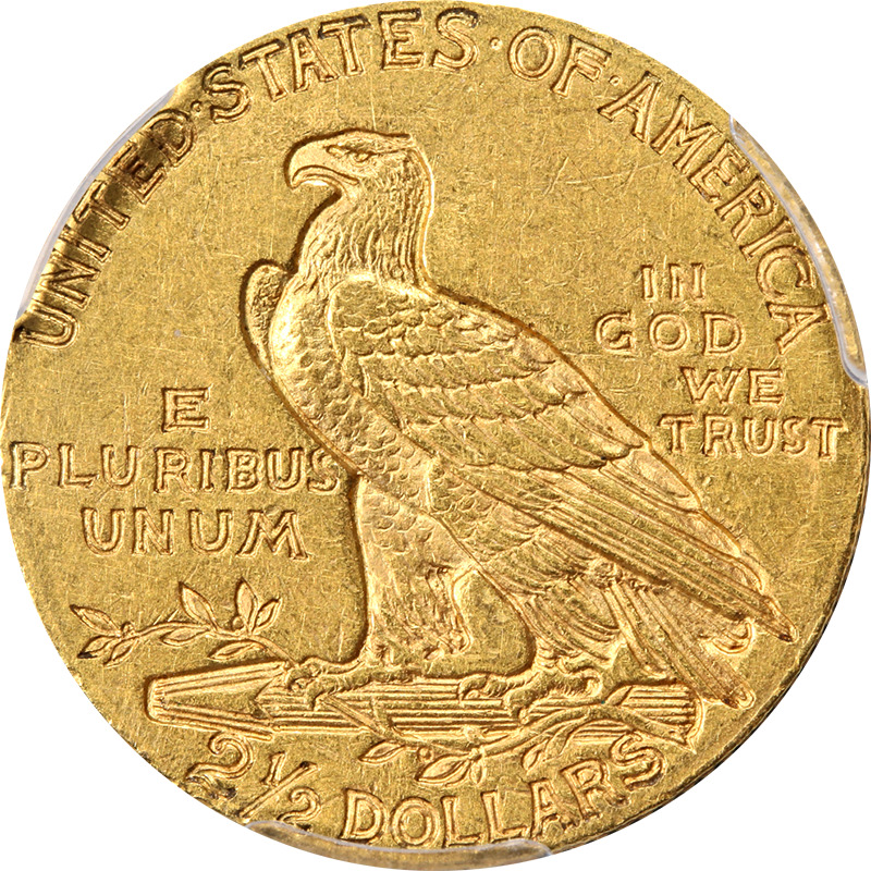 1911-P Indian Gold $2.50 PCGS AU58 Great Look