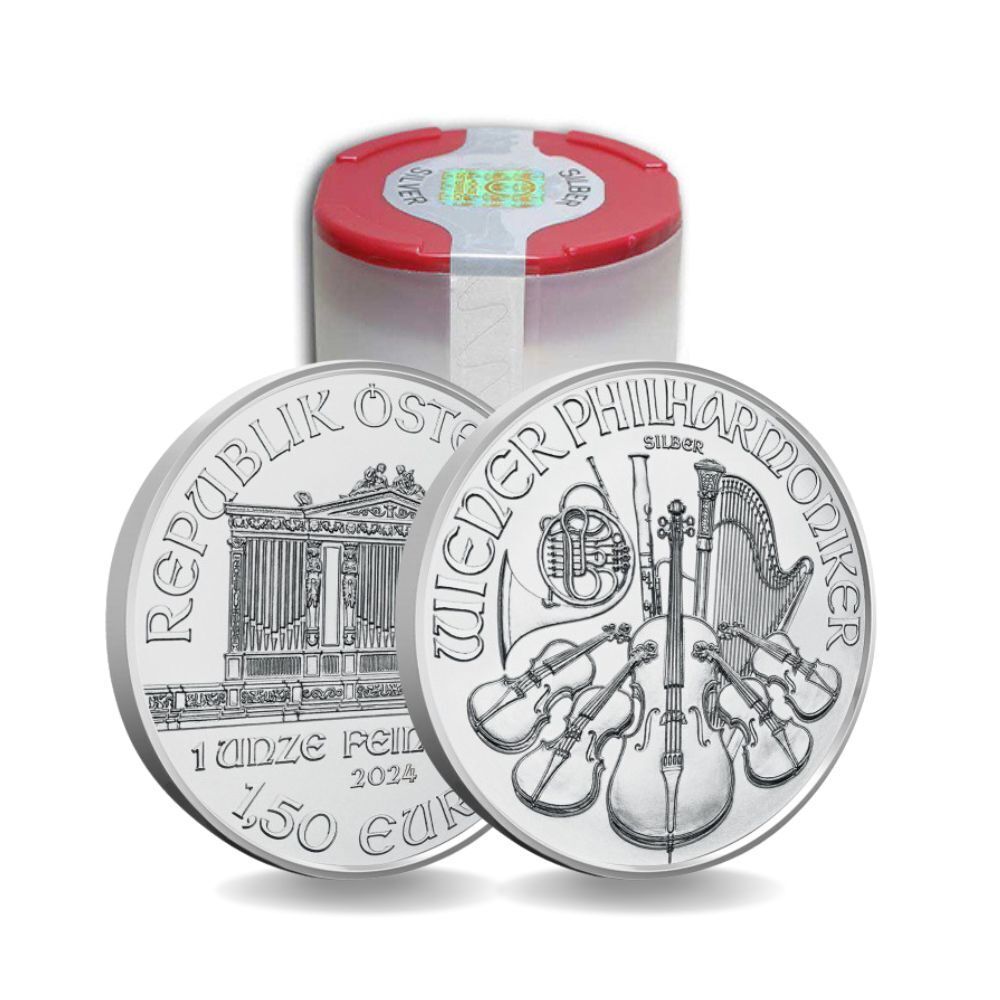 2024 Austrian Silver Philharmonic Coin - 1 oz (Tube)