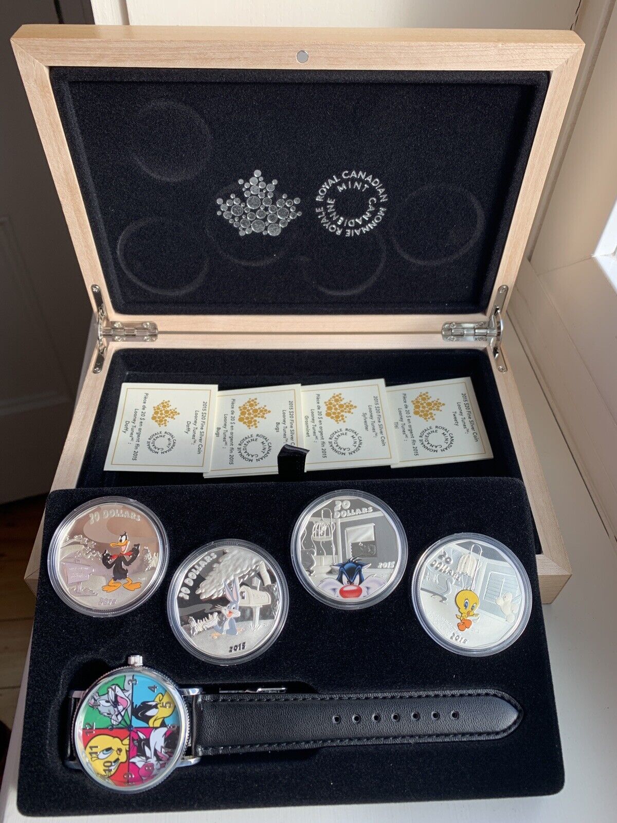 2015 Canada Looney Tunes Silver 4 Coin Set