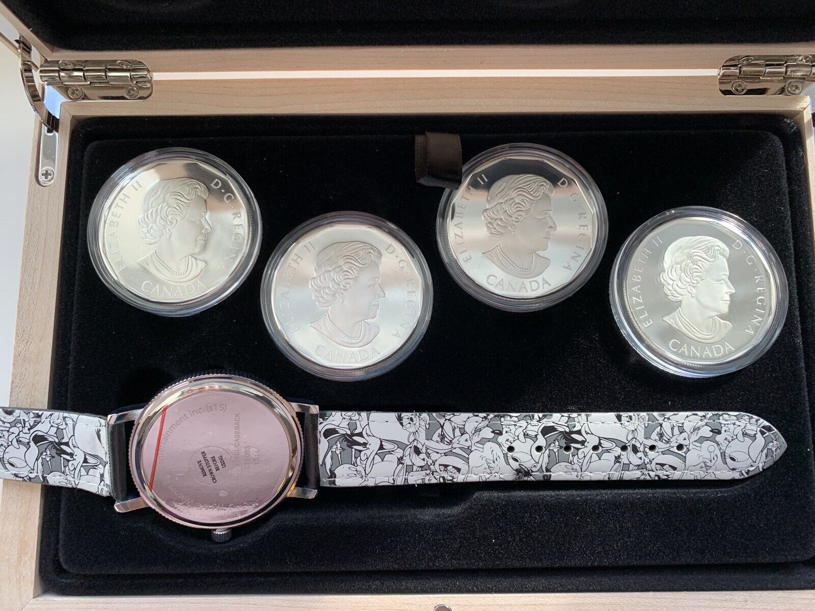 2015 Canada Looney Tunes Silver 4 Coin Set