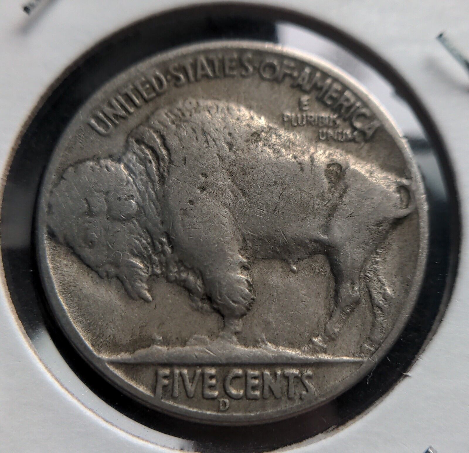 1937 D Key Date 3-Leg Buffalo Nickel