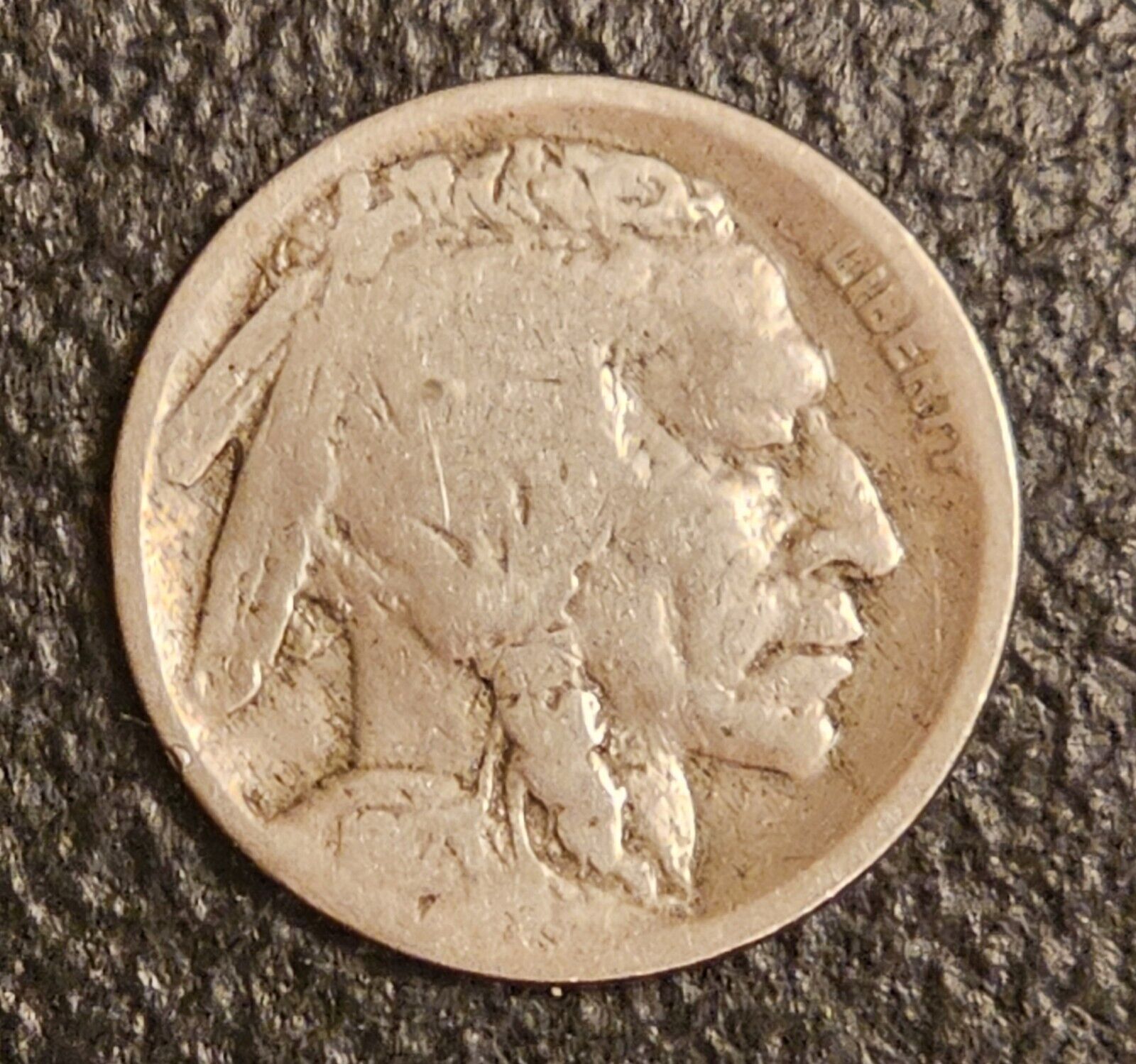 1917 D Rare 3 1/2 Legged Buffalo Nickel
