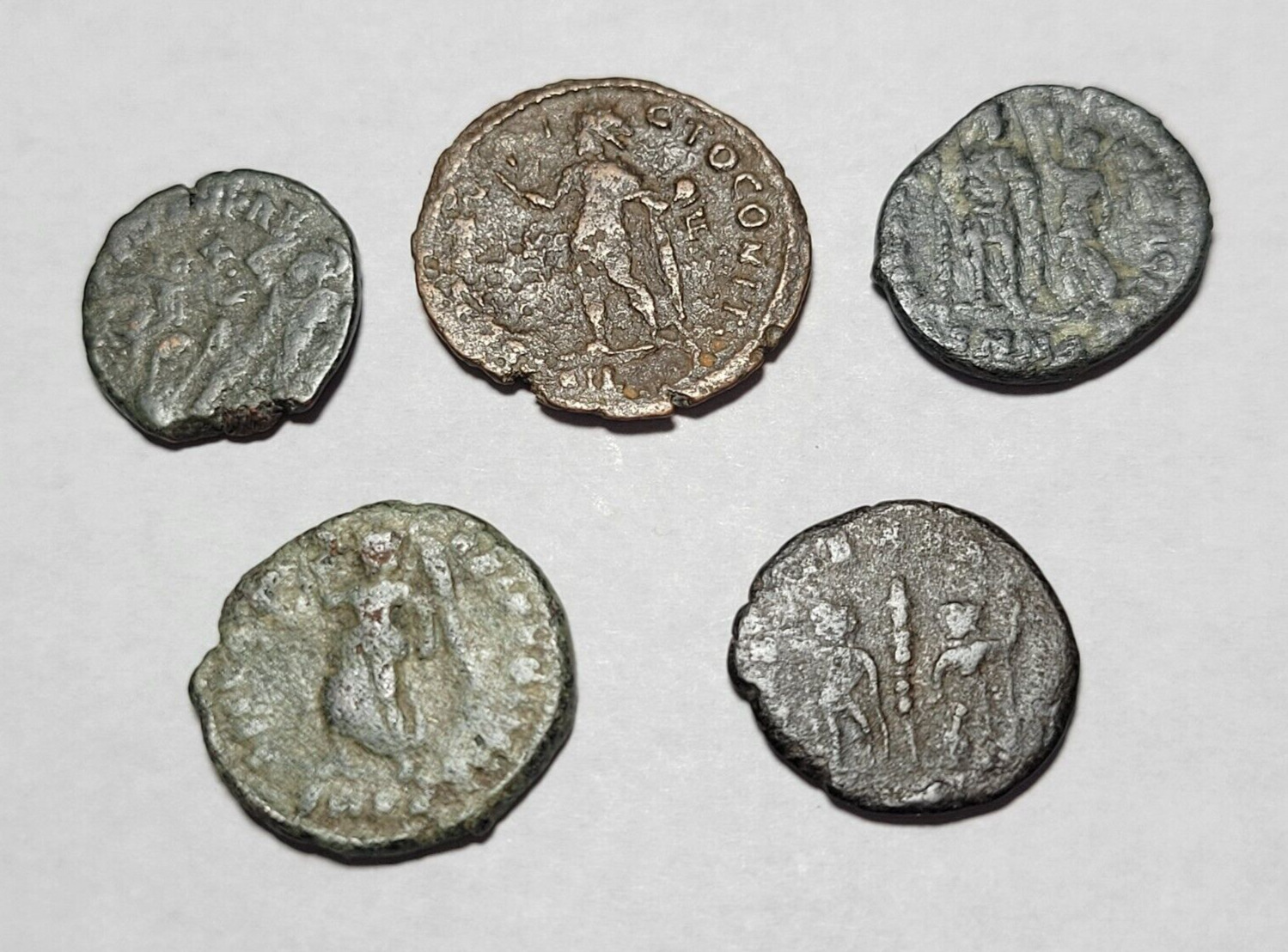 5 Ancient Roman Coins - Lot Special Deal