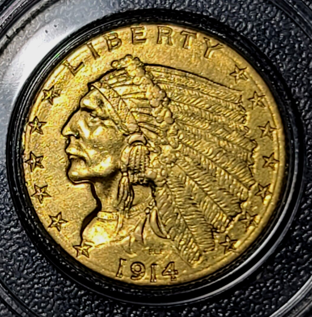 1914 D $2.5 Indian Head Quarter Eagle