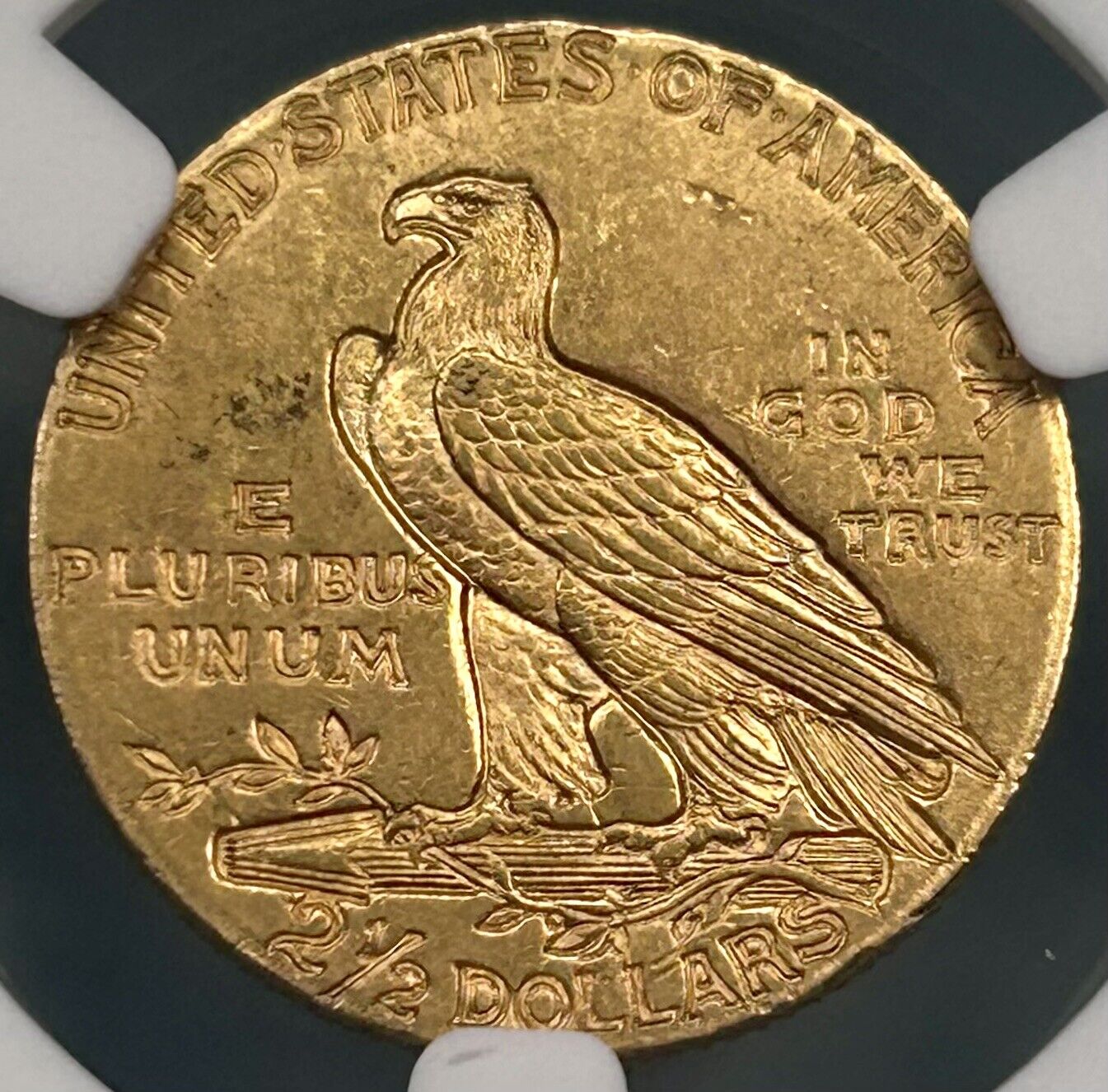 1911 Gold Indian Head Quarter Eagle NGC MS62