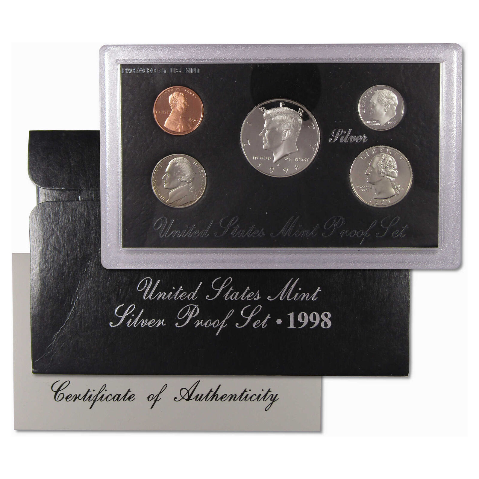 1998 Silver Proof Set in U.S. Mint Packaging