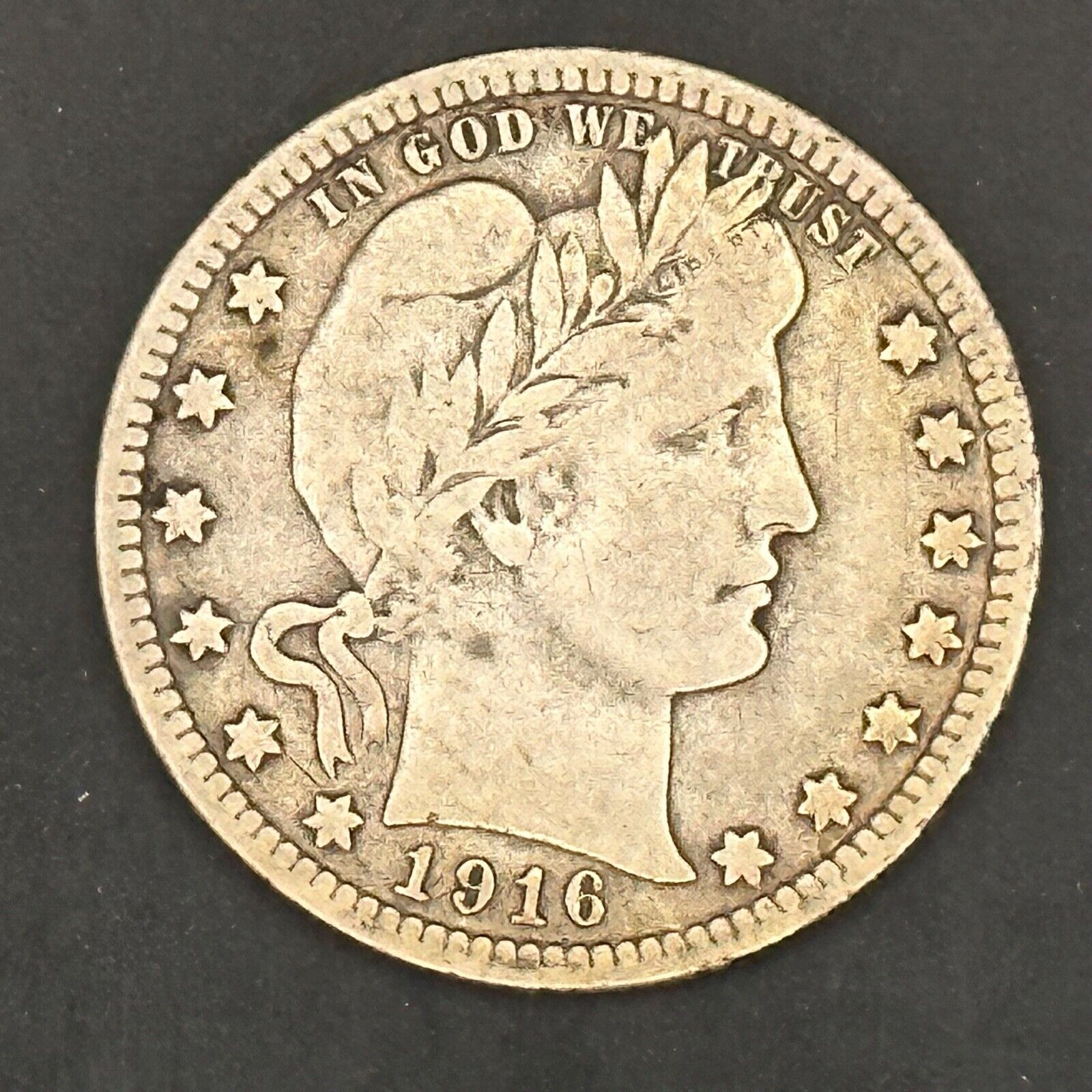 1916 D/D Barber Quarter - Rare Coin Collectible