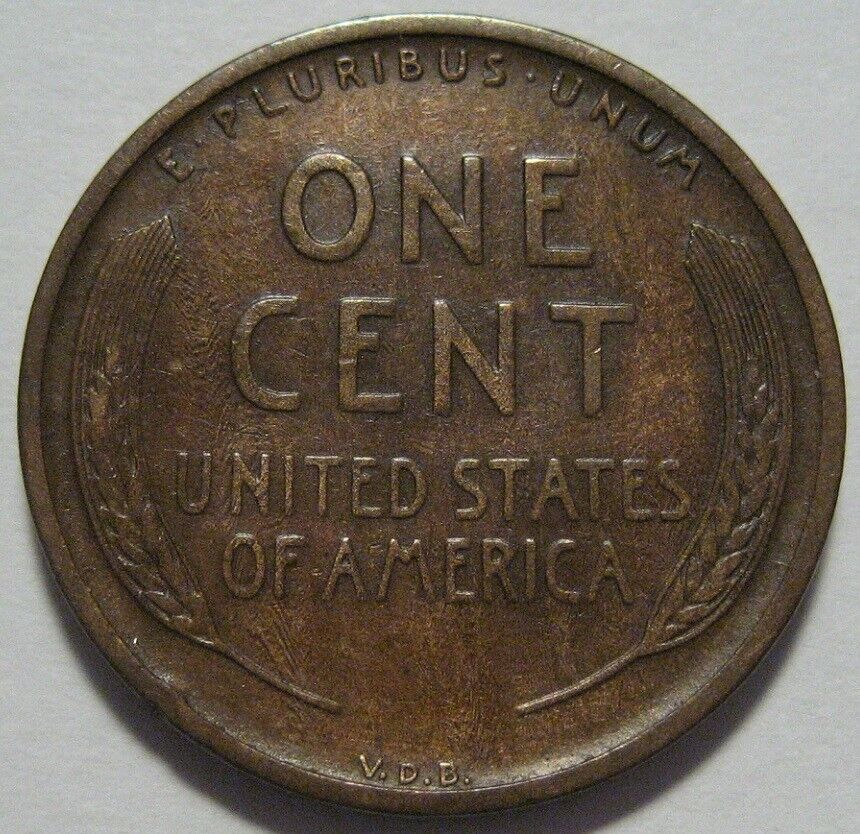 1909-S-VDB Lincoln Wheat Cent, VF/XF, Key Date
